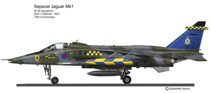 Sepecat Jaguar чертежи