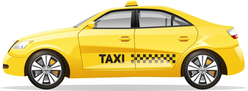 Автомобиль такси вектор