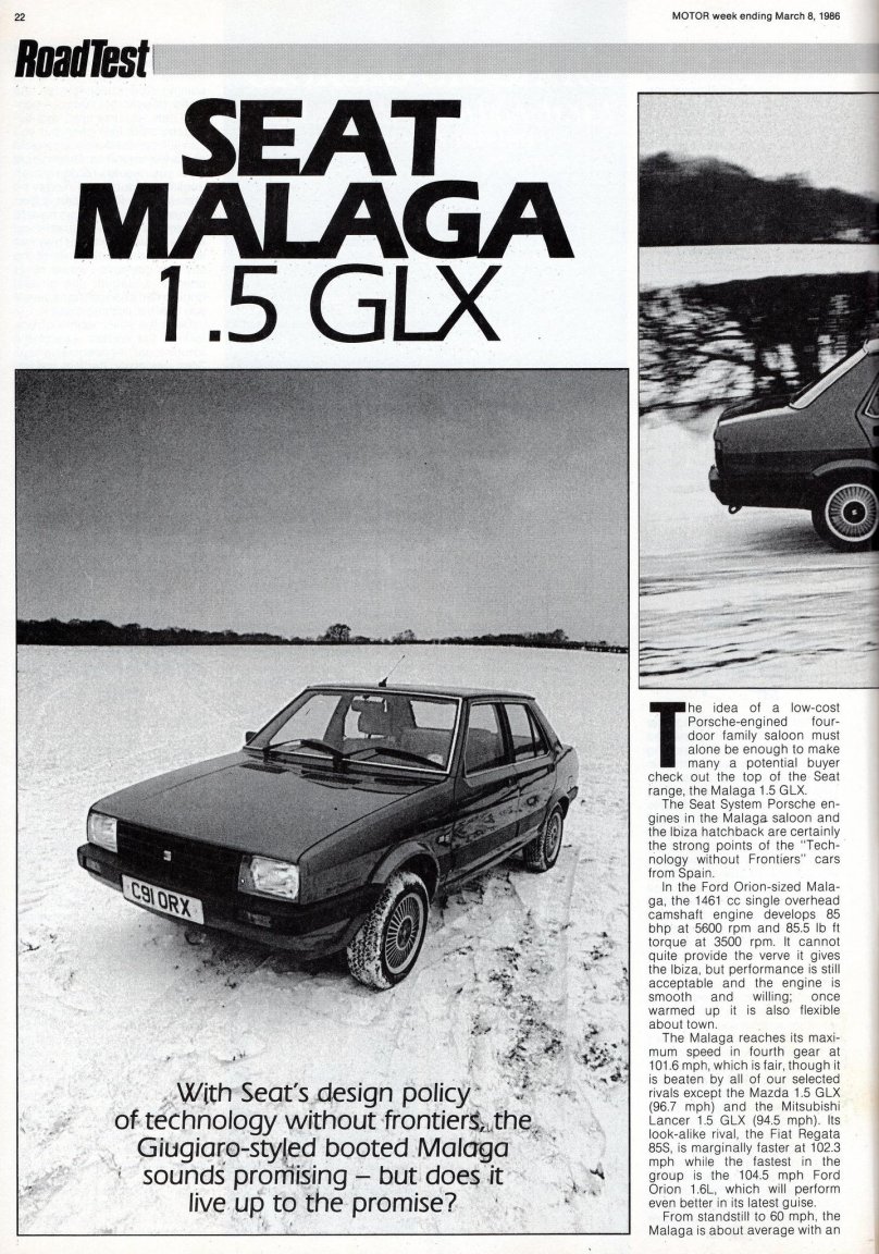 Сеат Малага 1986