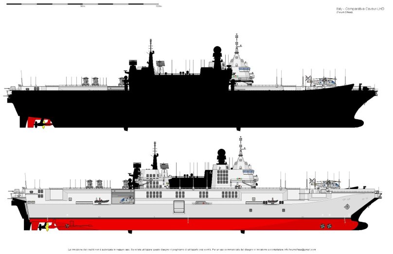 Десантный корабль (УДК) "Триест" (Trieste).