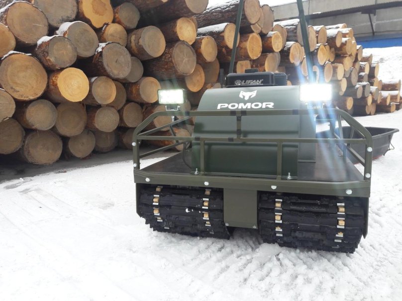 Мотобуксировщик Помор х2