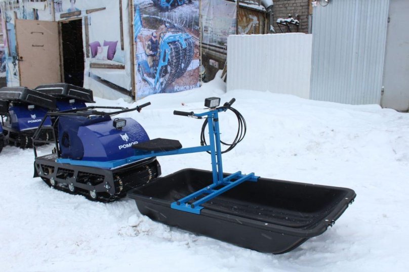 Помор мотобуксировщик m500 k151450