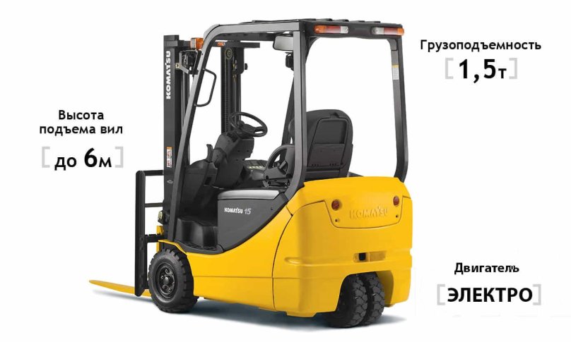 Вилочный погрузчик Komatsu fb15