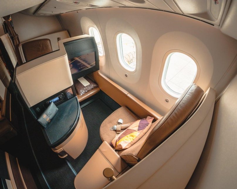 Boeing 787 Etihad Business class