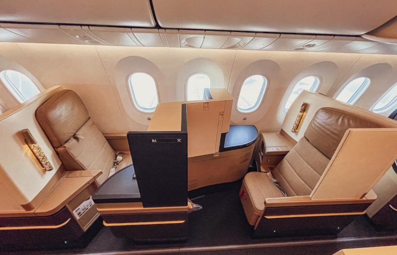 Boeing 787 Etihad Business class