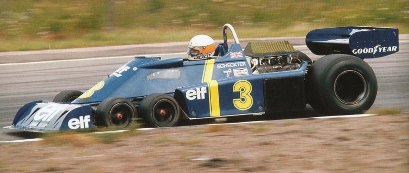 Шестиколесный Тирелл формула 1