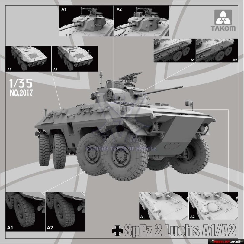 2017 Takom SP.PZ. 2 Luchs a1/a2