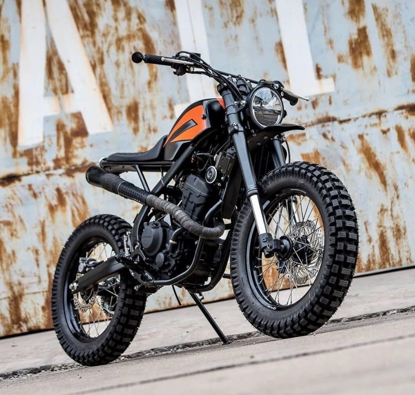 Honda cr250 скремблер