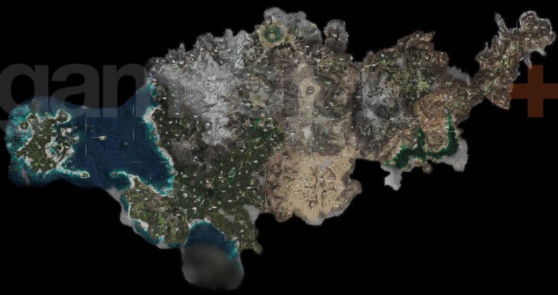 Horizon Forbidden West карта