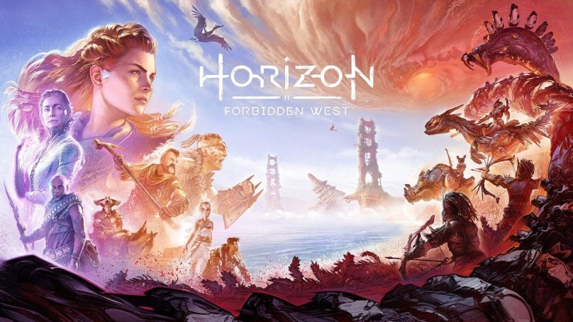 Horizon Forbidden West ps4 обложка