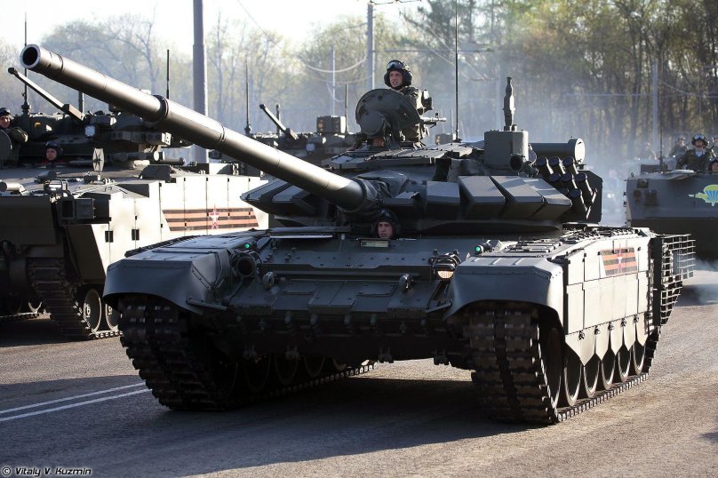 Т-72б3 с дополнительной защитой