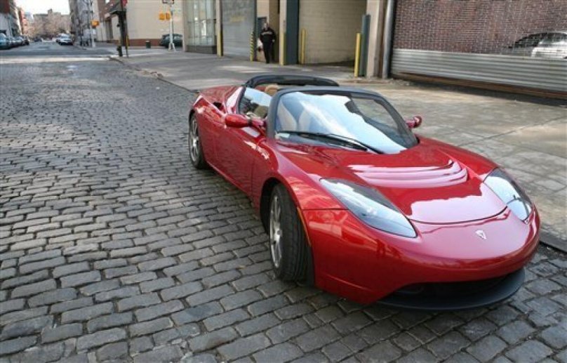 Тесла родстер кабриолет