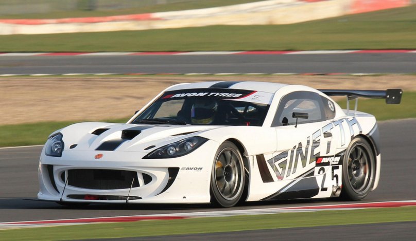 Ginetta gt3 белая