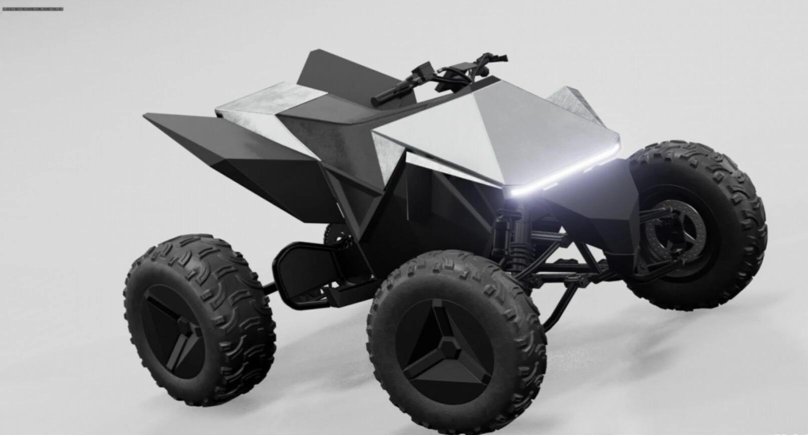 Tesla CYBERQUAD 2d
