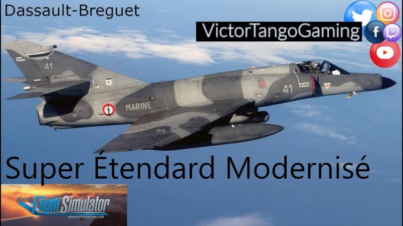 Dassault "super Etendard", истребитель