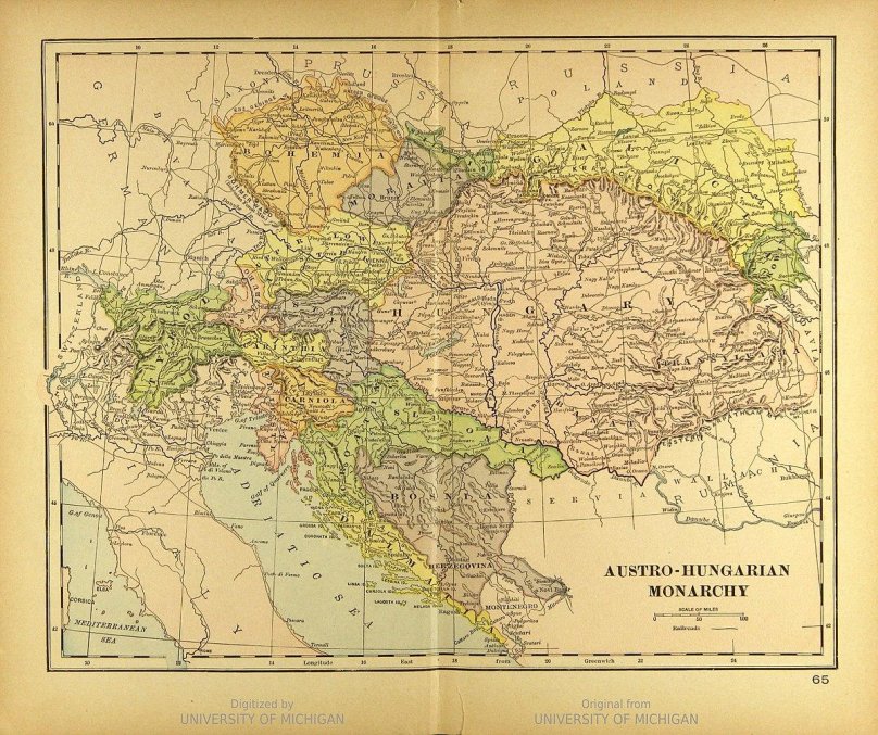 Austro Hungary Map