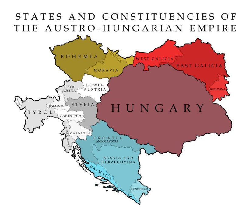 Austro-Hungarian Empire Map