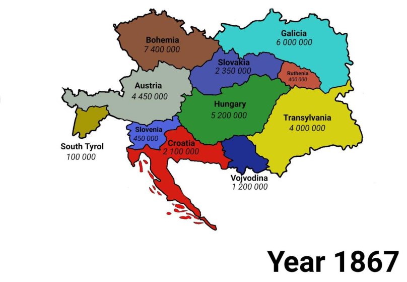 Austro-Hungarian Empire Map