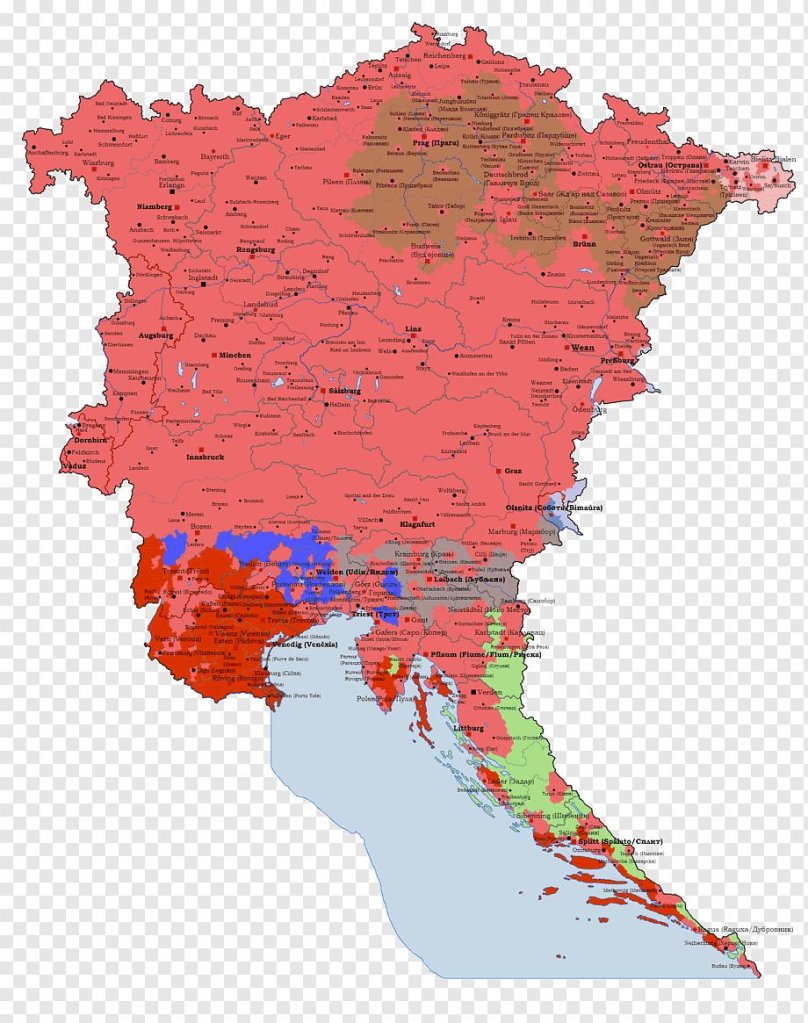 Этнографическая карта Балкан