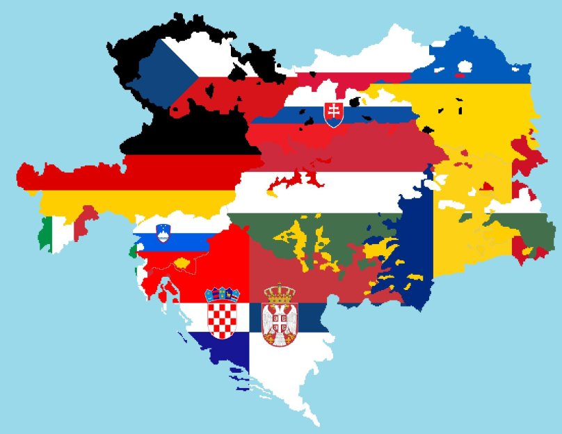 Флаг Австро-венгерской империи