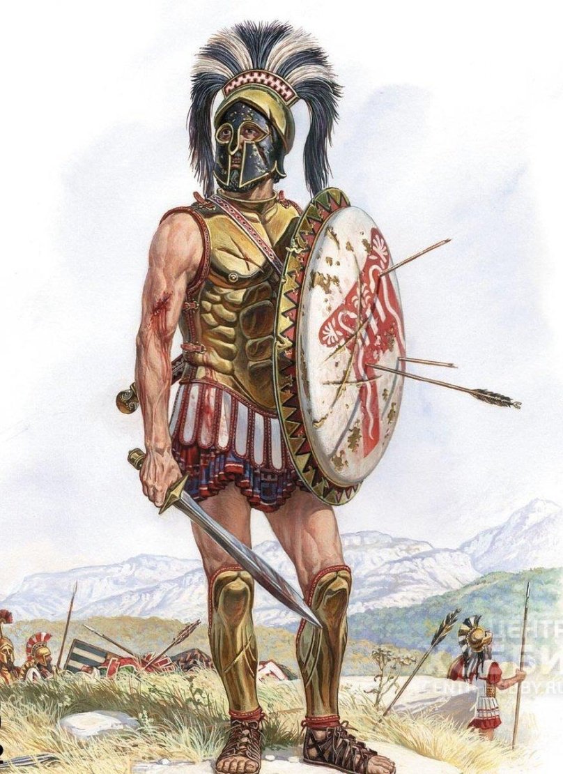 Греческий воин гоплит