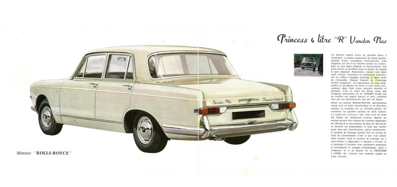 Vanden PLAS Princess 1965 года