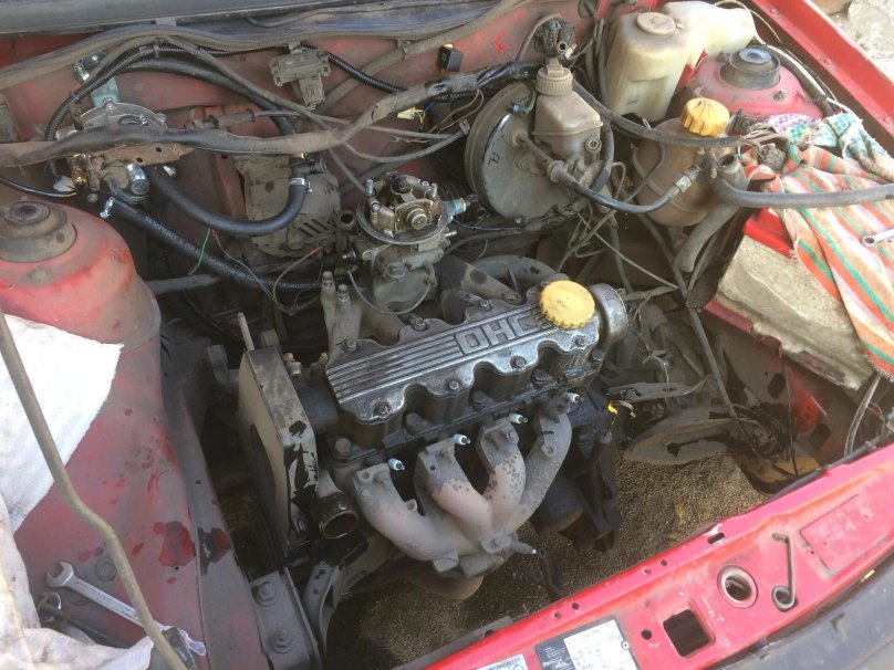 Мотор Опель кадет 1.5