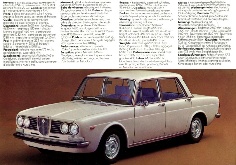 Lancia 2000 Berlina фильм