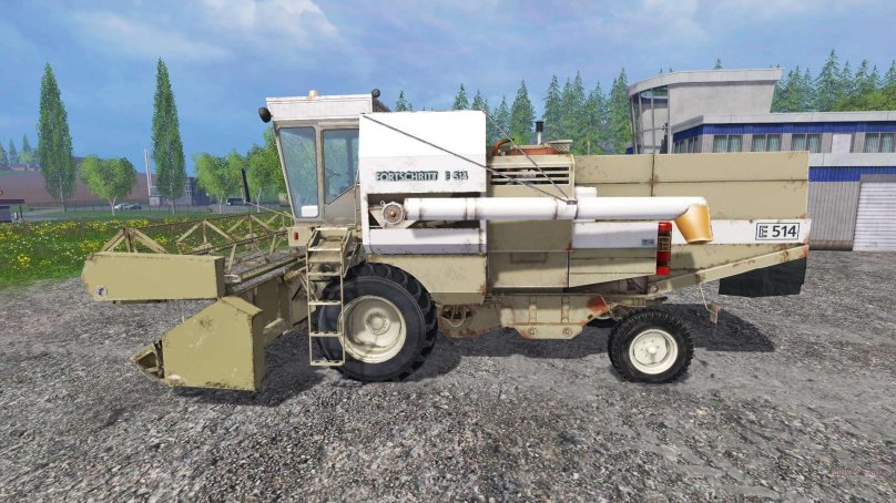 Fortschritt e-514 модель из бумаги