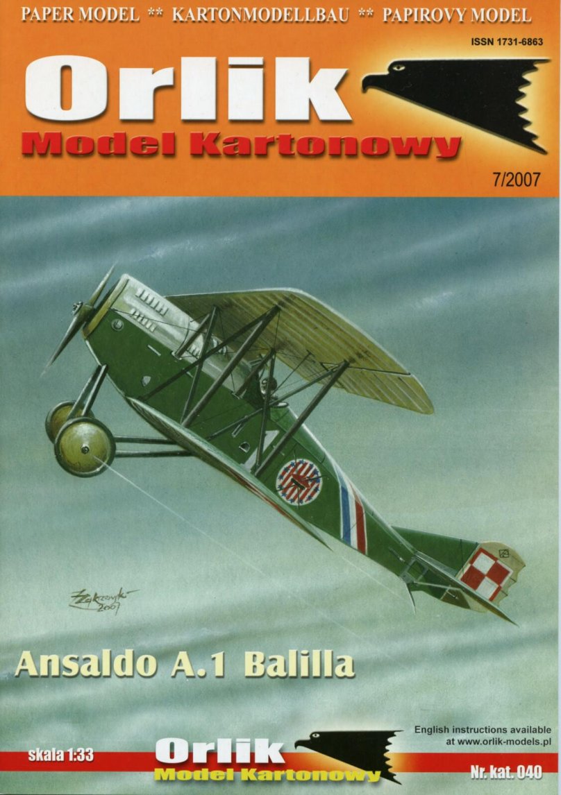 Ansaldo a.1 Balilla Orlik 040