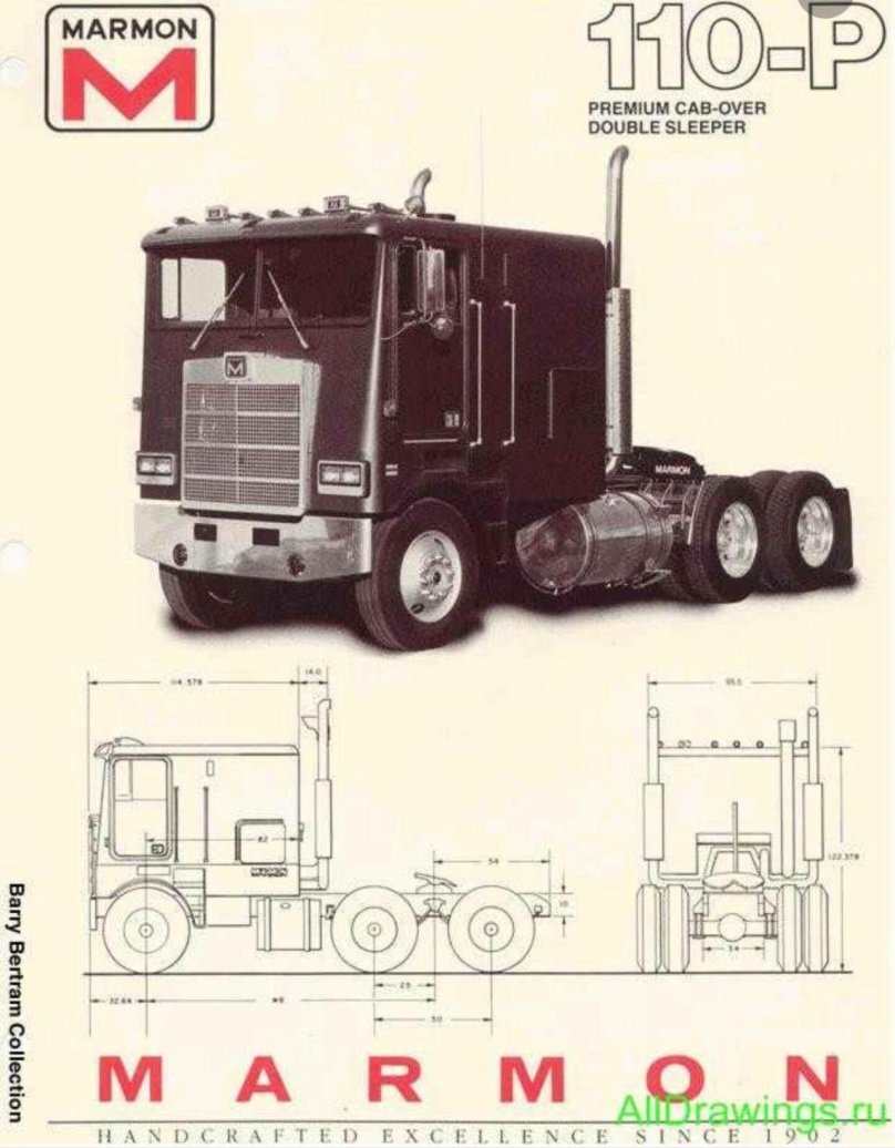 Mack r600 чертеж