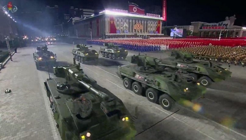 Парад КНДР 2023