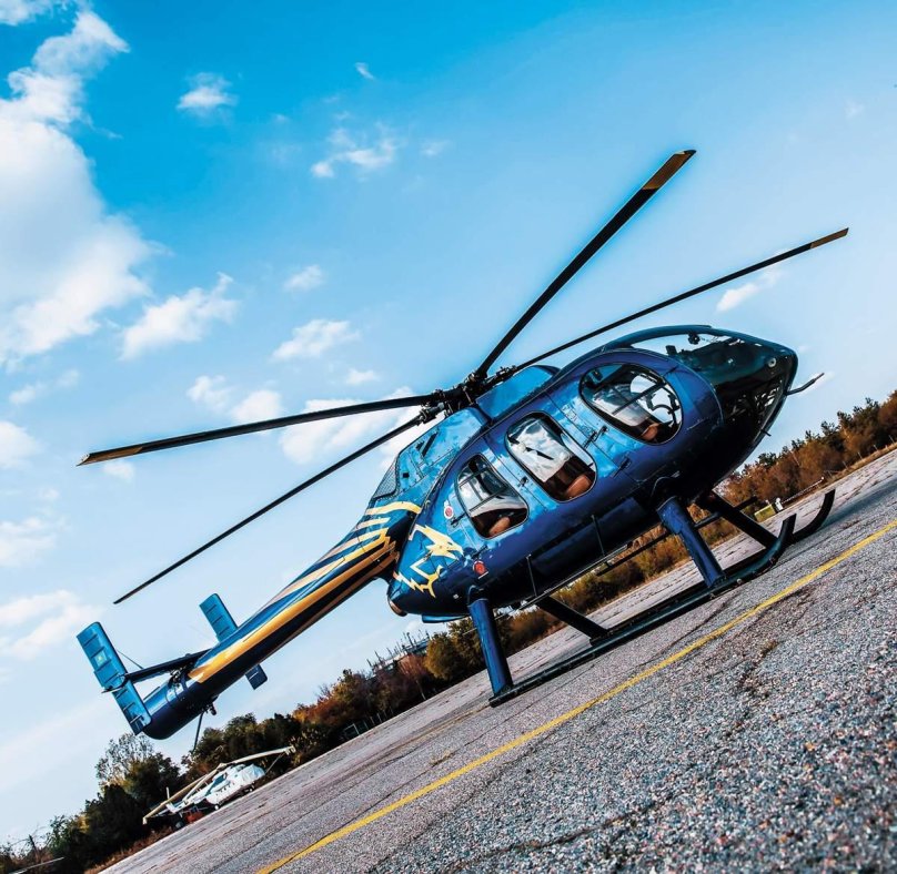 Вертолет с лицом