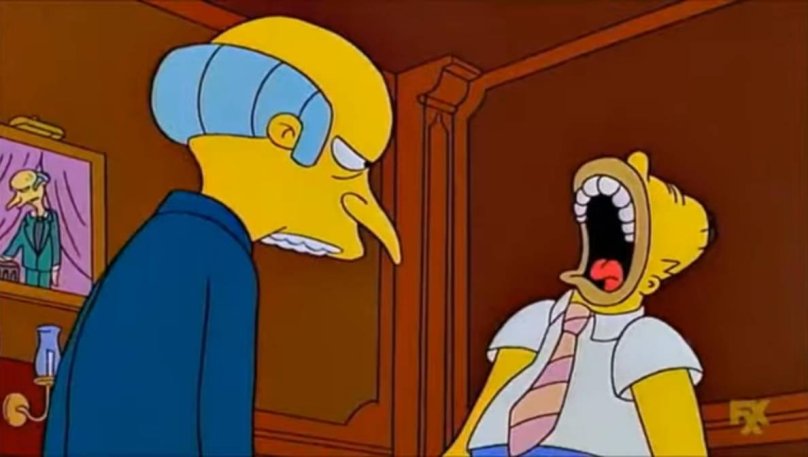 Бернс симпсоны
