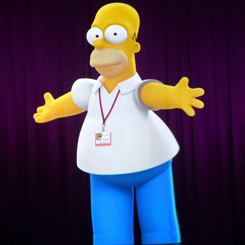 Гомер симпсон 3d