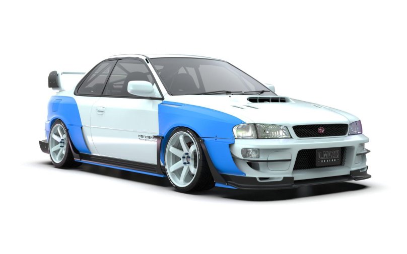 Боди кит на Субару Импреза