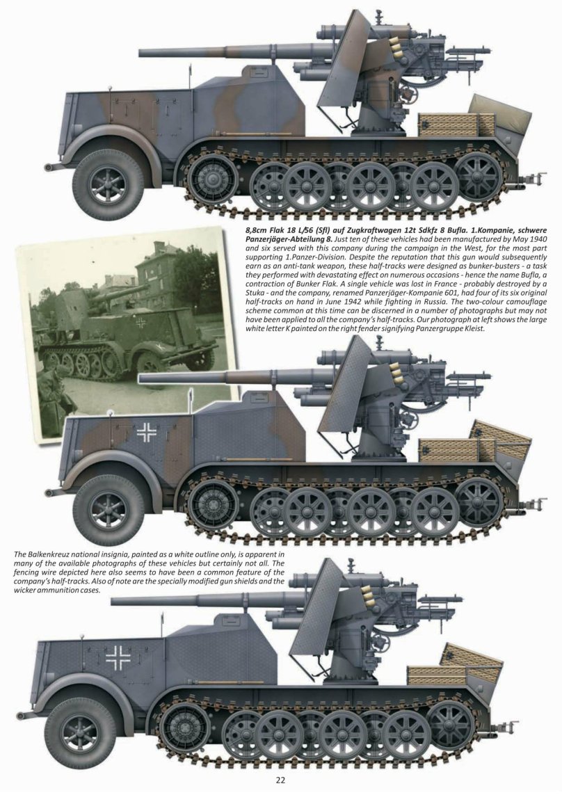 Flak 18 на шасси SD. KFZ