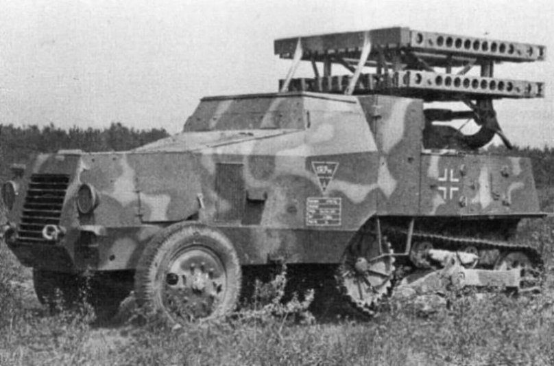 SD KFZ 251/2 миномет