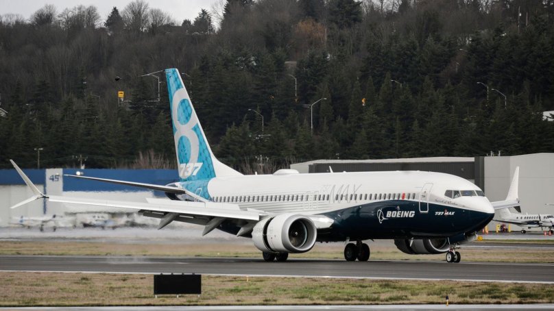 Boeing 737 Max 8 салон