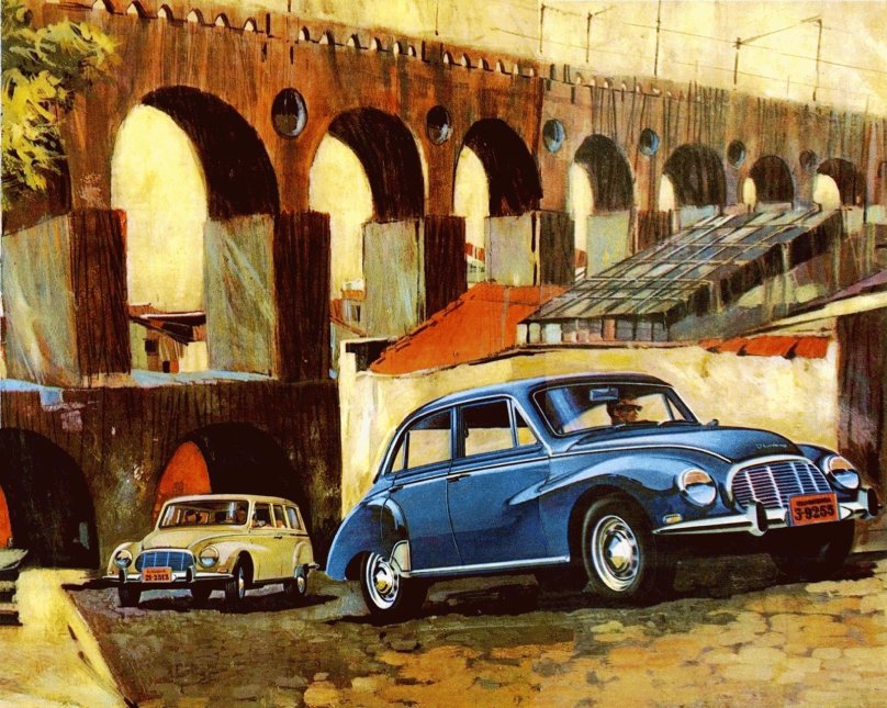 Ауди картина маслом