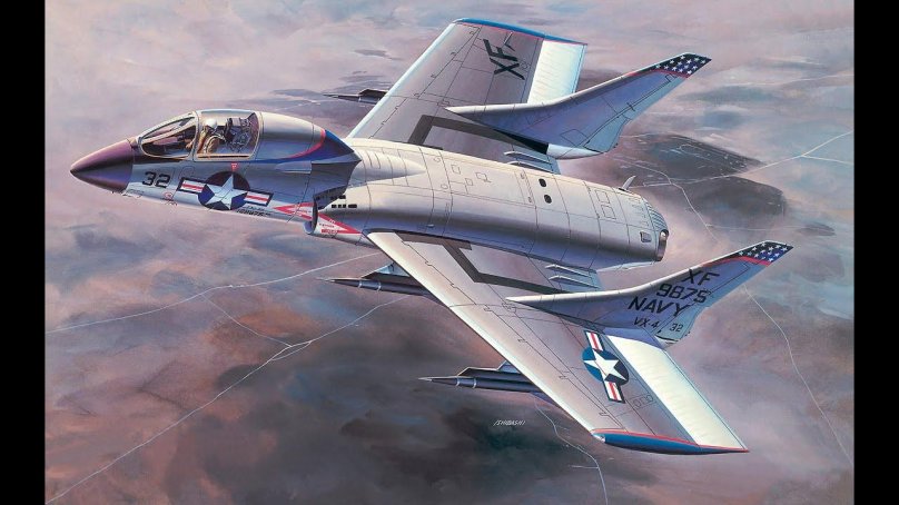 Самолет f7u Cutlass