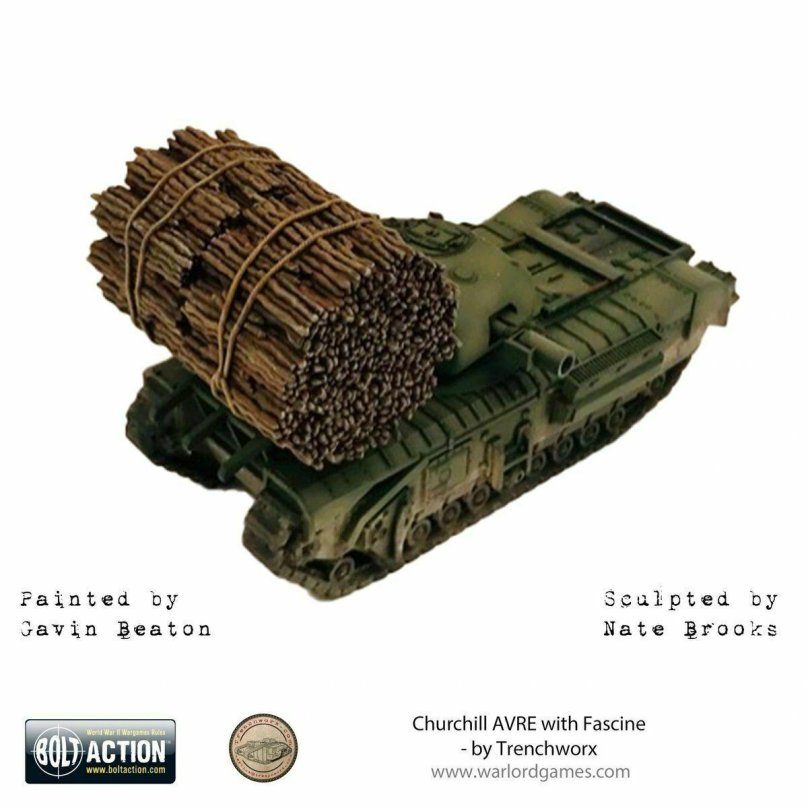 Af35288 1/35 Churchill MK IV Avre w/ fascine Carrier frame