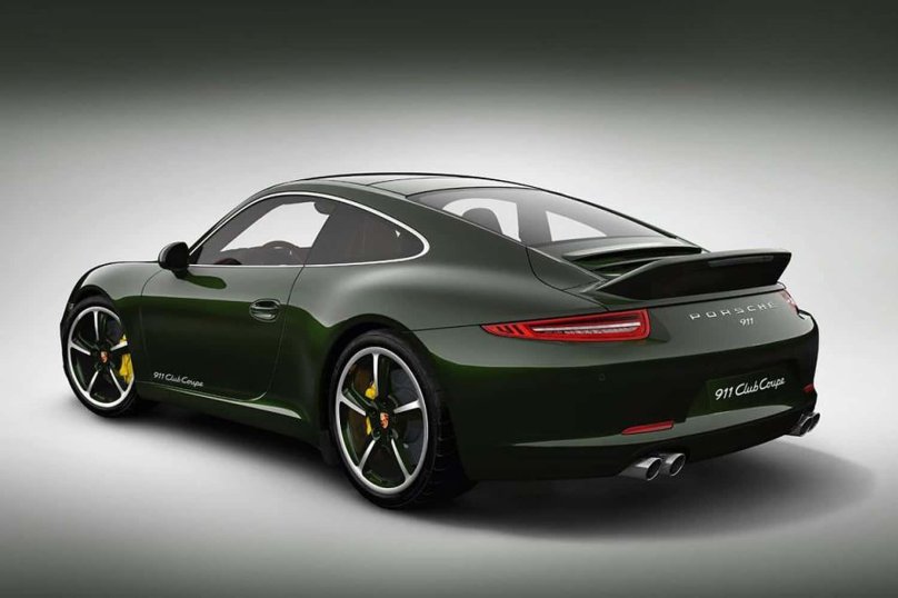 Порше 911 зеленый