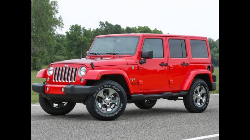 Jeep Wrangler Unlimited Sahara Red
