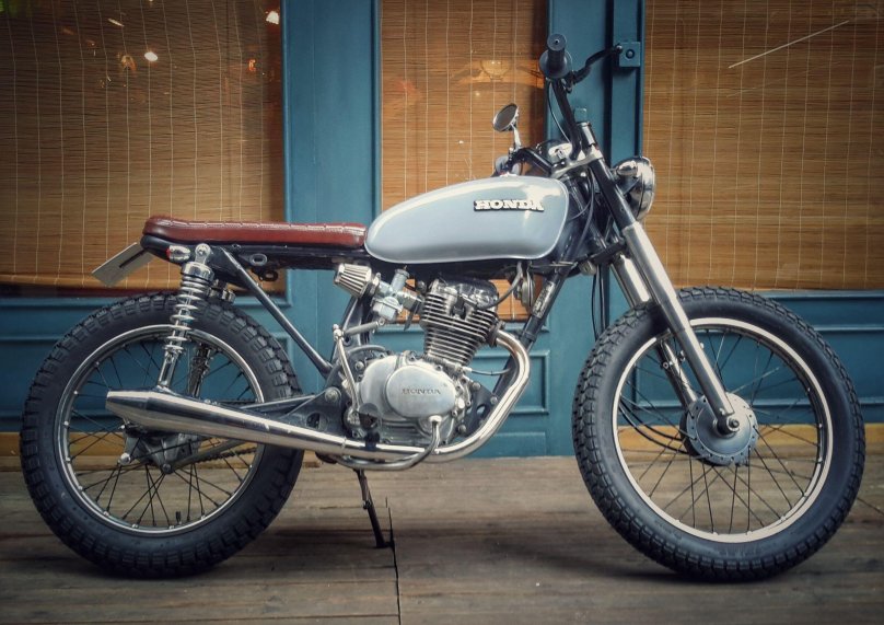 Honda cg125 скремблер