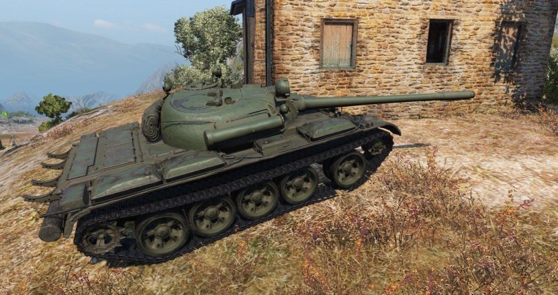 Т55а WOT