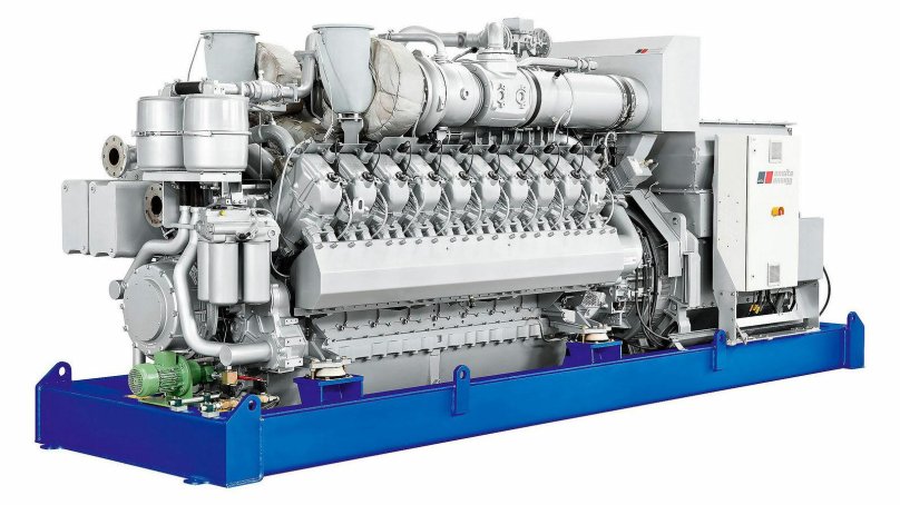 Газопоршневая электростанция MTU 20v4000l33