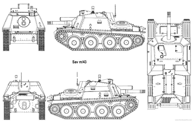 Sav m/43 чертеж