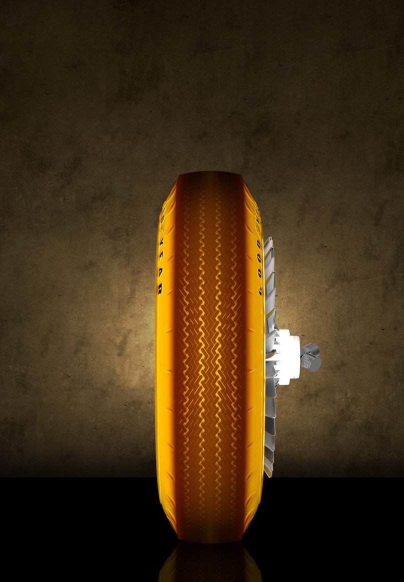 Светящиеся шины от Goodyear 1961 год