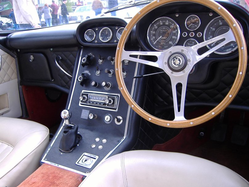 Jaguar xk120 Cockpit